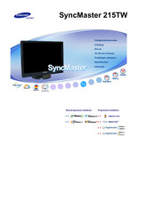 Samsung SyncMaster 215TW Gebruiksaanwijzing