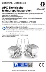 Graco APX 8200 Bedieningshandleiding