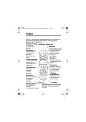 Motorola V66 Gebruiksaanwijzing