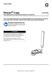 Graco Reactor 2 Instructies