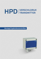 Sentera Controls HPD-G-1K0 Montagehandleiding