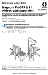 Graco Magnum ProS21 Bediening, Onderdelen, Reparatie