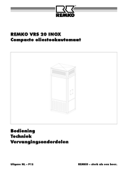 REMKO VRS 20 INOX Bedieningshandleiding