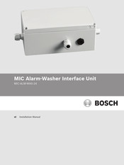 Bosch MIC-ALM-WAS-24 Installatiehandleiding