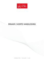 CSL MINIAIR 2 Korte Handleiding