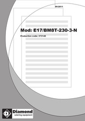 Diamond E17/BM8T-230-3-N Gebruikershandleiding