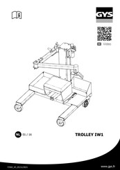 GYS TROLLEY IW1 Gebruiksaanwijzing