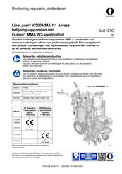 Graco LineLazer V 200MMA Bediening, Onderdelen, Reparatie