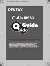 Pentax Optio WS80 Snelgids