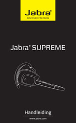 Jabra SUPREME Handleiding