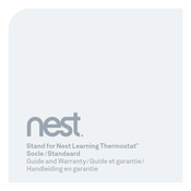 nest Stand for Nest Learning Thermostat Standaard Handleiding
