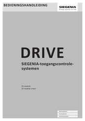 Siegenia KFV DRIVE IO-module Bedieningshandleiding