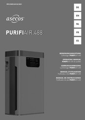 asecos PURIFIAIR.488 Gebruiksaanwijzing