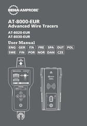 Beha-Amprobe AT-8000-EUR Gebruiksaanwijzing