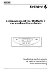 De Dietrich DIEMATIC 3 Handleiding