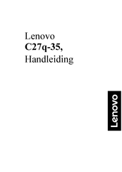 Lenovo C27q-35 Handleiding