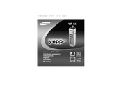 Samsung yepp YP-55 Handleiding