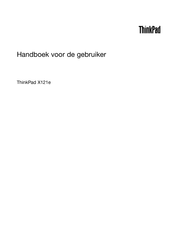 Lenovo ThinkPad X121e Handboek