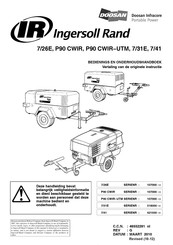 Ingersoll Rand 7/41 Bedienings- En Onderhoudshandleiding