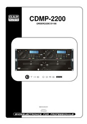 DAP Audio Core CDMP-2200 Producthandleiding