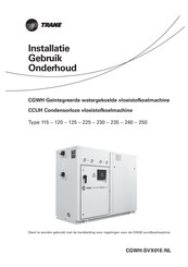 Trane CGWH 115 Installatie- En Gebruikershandleiding