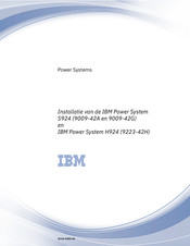 IBM Power System H924 Installatiehandleiding