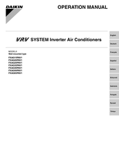 Daikin FXAQ15PAV1 Handleiding