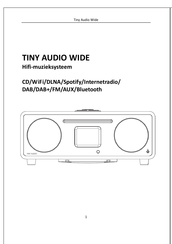 TINY AUDIO Wide Handleiding