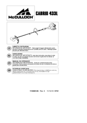 McCulloch Cabrio 433L Handleiding