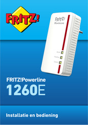 Fritz! Powerline 1260E Installatie En Bediening