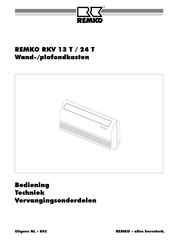 REMKO RKV 24 T Bedieningshandleiding