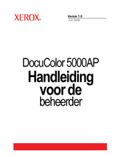 Xerox DocuColor 5000AP Handleiding