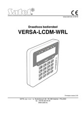 Satel VERSA-LCDM-WRL Gebruiksaanwijzing