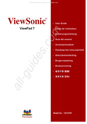 ViewSonic ViewPad 7 Gebruikershandleiding