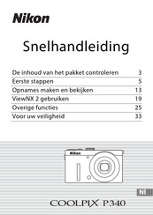 Nikon Coolpix P340 Snelhandleiding