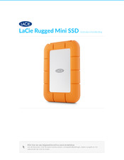 LaCie Rugged Mini SSD Gebruikershandleiding