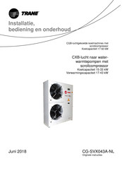 Trane CGB 050 Handleiding Voor Installatie, Bediening En Onderhoud