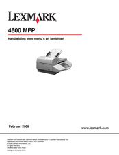 Lexmark 4600 MFP Option Handleiding