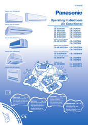 Panasonic CS-E15DTEW Gebruikershandleiding