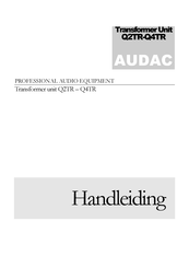 AUDAC Q4TR Handleiding