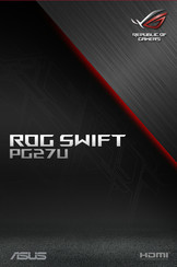 ASus Rog Swift PG27U Gebruikershandleiding