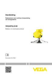 Vega VEGAPULS 69 Handleiding