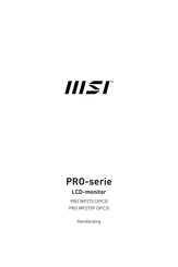 MSI PRO MP275 Handleiding