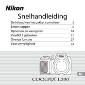 Nikon Coolpix L330 Snelhandleiding