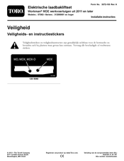 Toro Workman MDE Installatie-Instructies