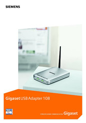 Siemens Gigaset USB Adapter 108 Handleiding