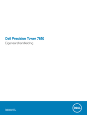 Dell Precision Tower 7810 Handleiding