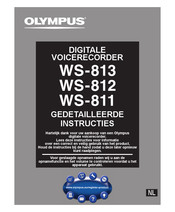 Olympus WS-812 Instructies