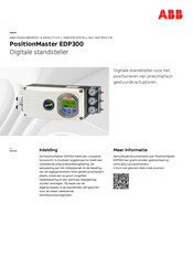 ABB PositionMaster EDP300 Handleiding