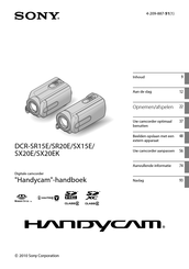 Sony DCR-/SX15E Handboek